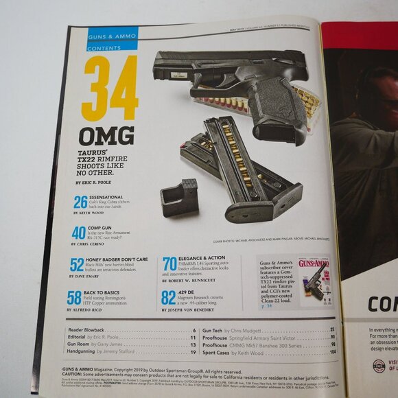 Guns & Ammo Magazine Assorted Lot Of 8 Issues from 2019-20 - Picture 7 of 16